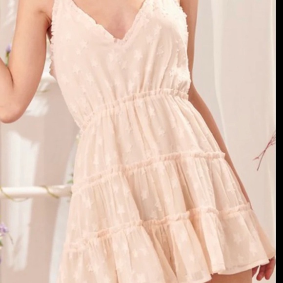 STORIA Peach Star Embroidered Romper S - Picture 3 of 6